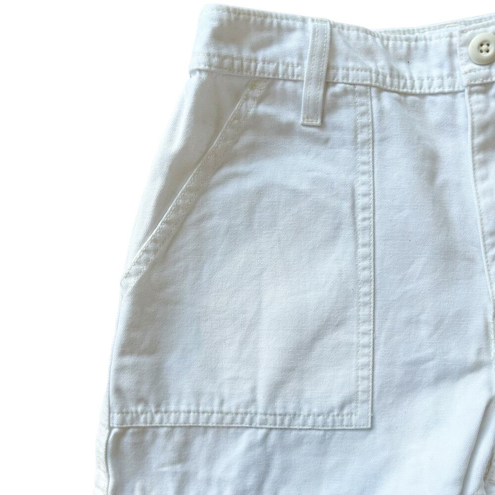 VANS White Shorts Classic Canvas Size 25 - Picture 5 of 8